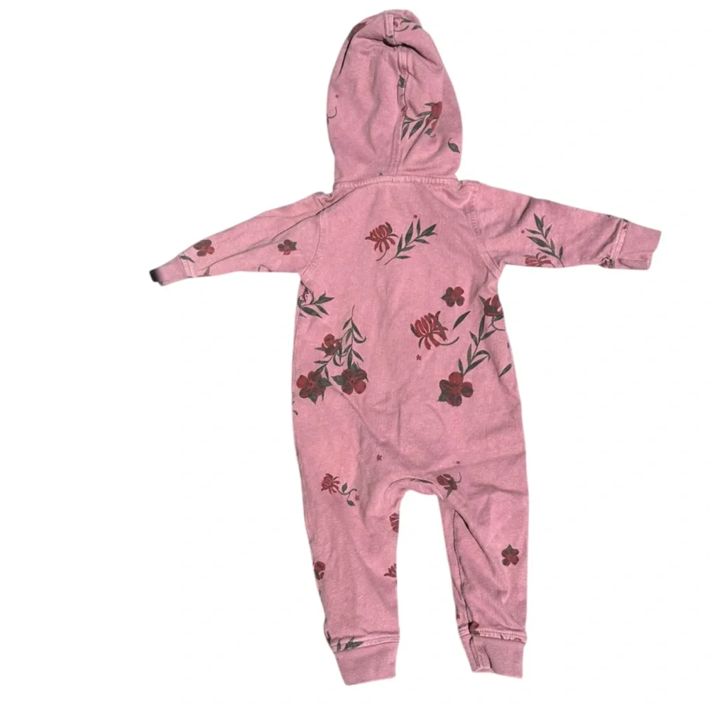Kith Pink Floral Hooded One-Piece - Picture 2 of 4